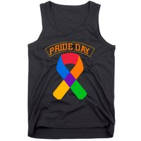 Pride Day Celebration Emblem Tank Top