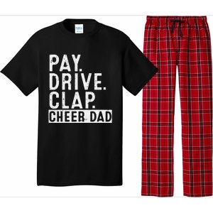 Pay Drive Clap Cheer Dad Cheerleading Father Day Cheerleader Pajama Set