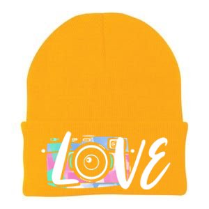 Photography Day Cute Gift Camera Love Photographer Gift Knit Cap Winter Beanie