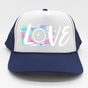 Photography Day Cute Gift Camera Love Photographer Gift Trucker Hat