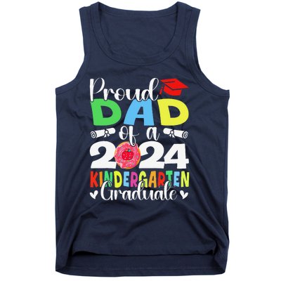 Proud Dad Class Of 2024 Kindergarten Graduate Graduation Tank Top