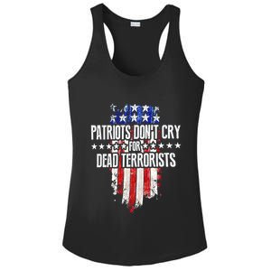 Patriots Dont Cry For Dead Terrorists Gift Ladies PosiCharge Competitor Racerback Tank