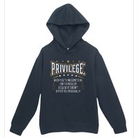 Privilege Design, Civil Rights Gift, Equality Design Urban Pullover Hoodie