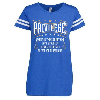 Privilege Design, Civil Rights Gift, Equality Design Enza Ladies Jersey Football T-Shirt