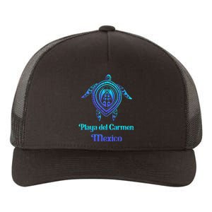 Playa Del Carmen Mexico Sea Turtle Tribal Tattoo Souvenirs Yupoong Adult 5-Panel Trucker Hat