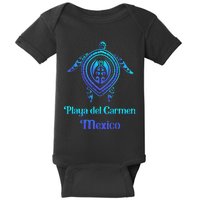 Playa Del Carmen Mexico Sea Turtle Tribal Tattoo Souvenirs Baby Bodysuit