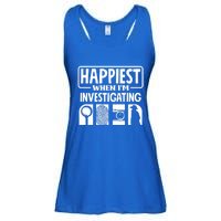 Private Detective Crime Investigator Investigating Cool Gift Ladies Essential Flowy Tank