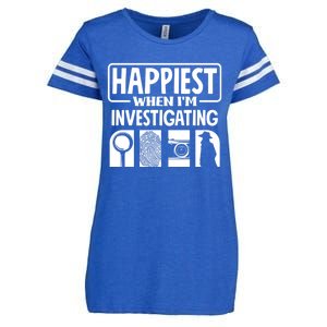 Private Detective Crime Investigator Investigating Cool Gift Enza Ladies Jersey Football T-Shirt