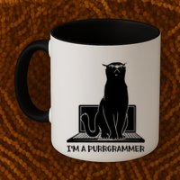 Programming Developer Coding Cat Programmer Coffee Mug