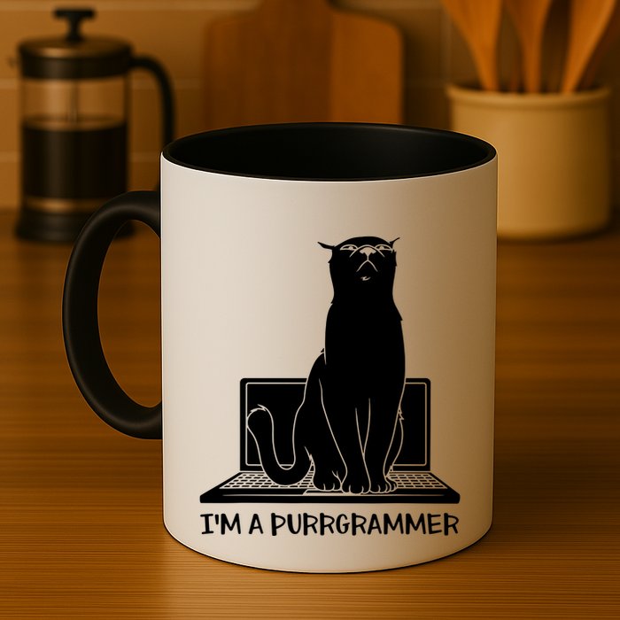 Programming Developer Coding Cat Programmer Coffee Mug