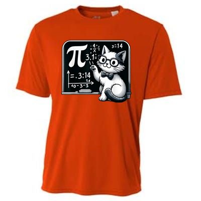 Pi Day Cat Cooling Performance Crew T-Shirt