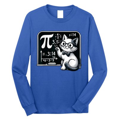 Pi Day Cat Long Sleeve Shirt