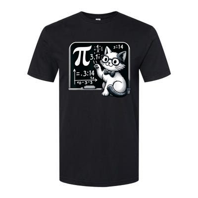 Pi Day Cat Softstyle® CVC T-Shirt