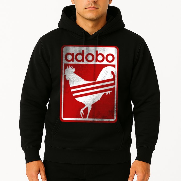 Pinoy Distressed Chicken Adobo Filipino Vintage Hoodie