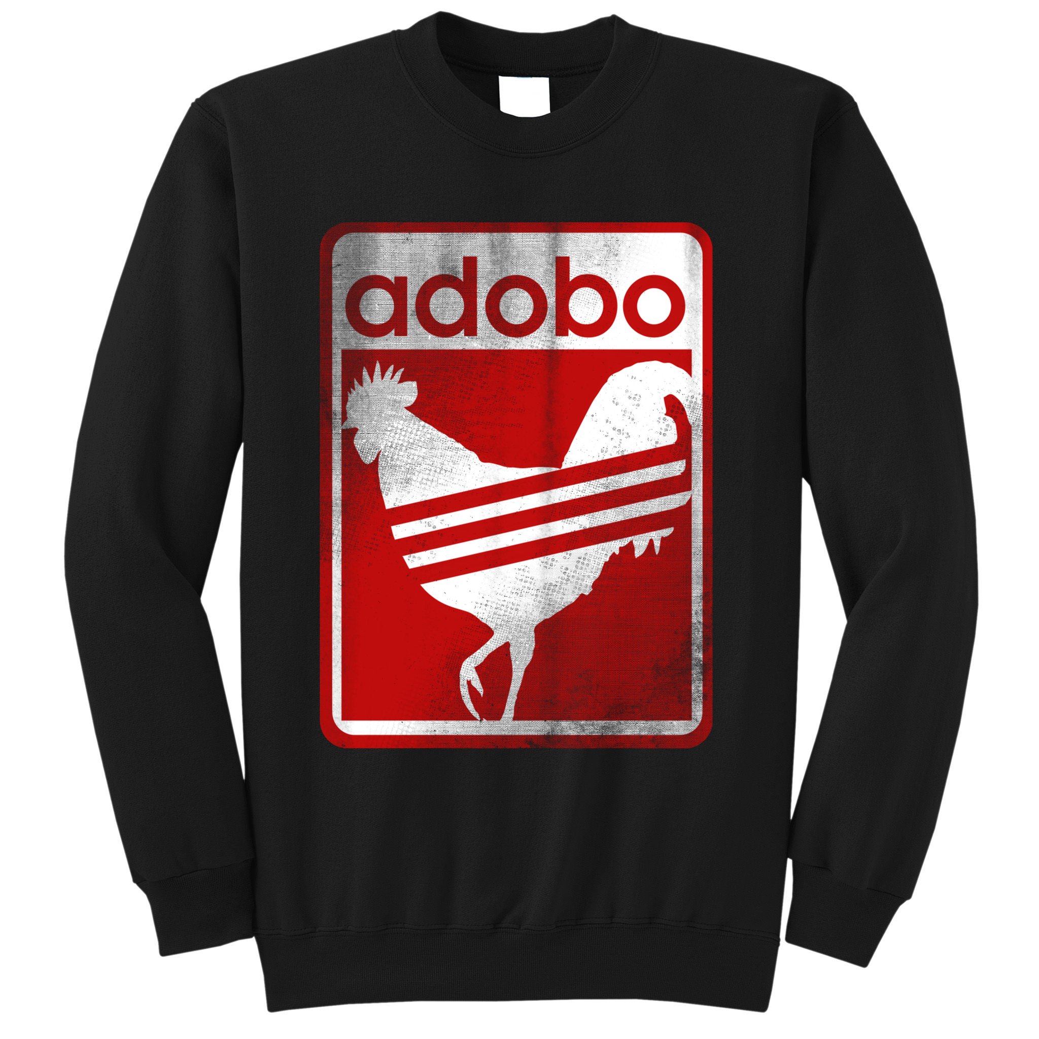 Pinoy Distressed Chicken Adobo Filipino Vintage Sweatshirt