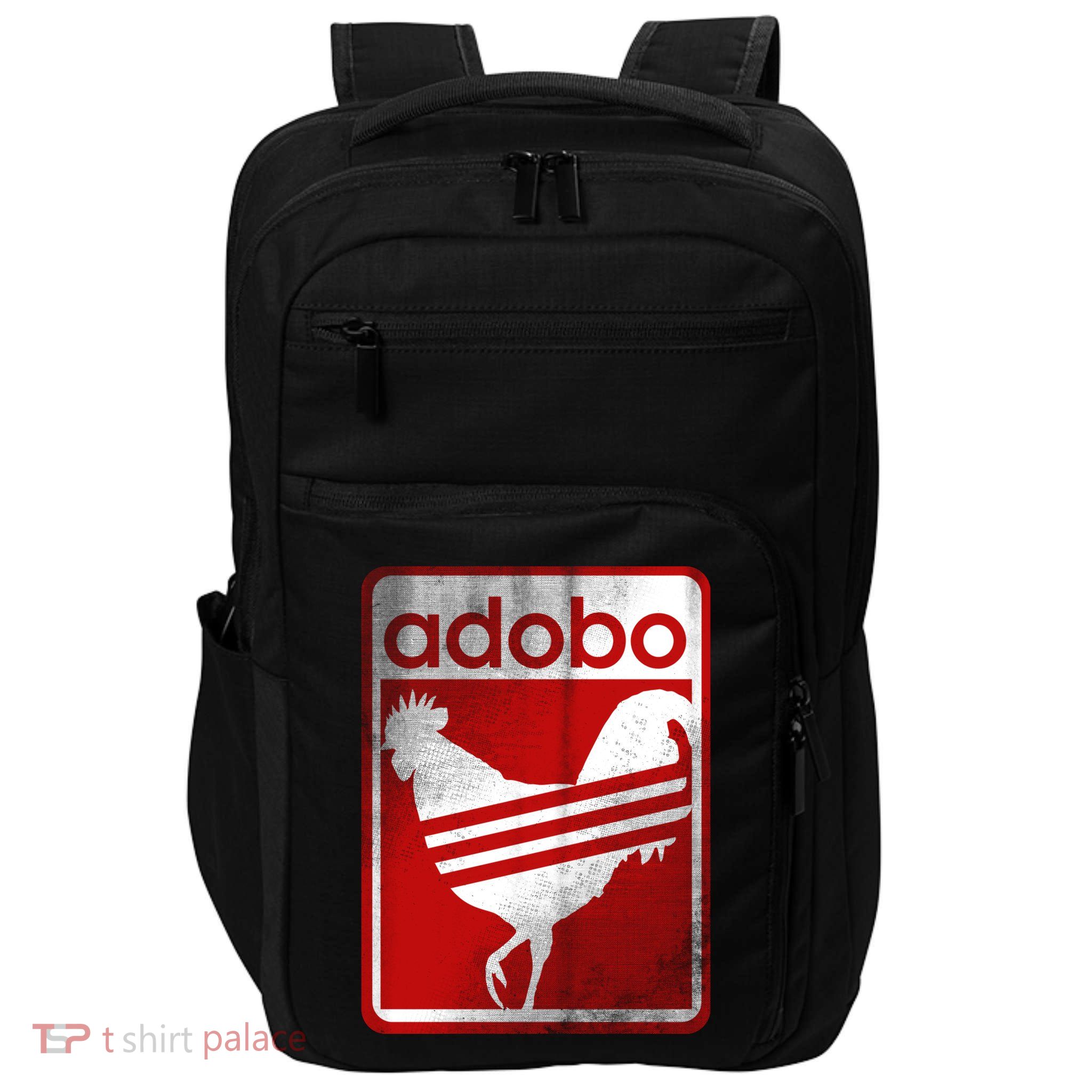 Pinoy Distressed Chicken Adobo Filipino Vintage Impact Tech Backpack