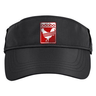 Pinoy Distressed Chicken Adobo Filipino Vintage Adult Drive Performance Visor
