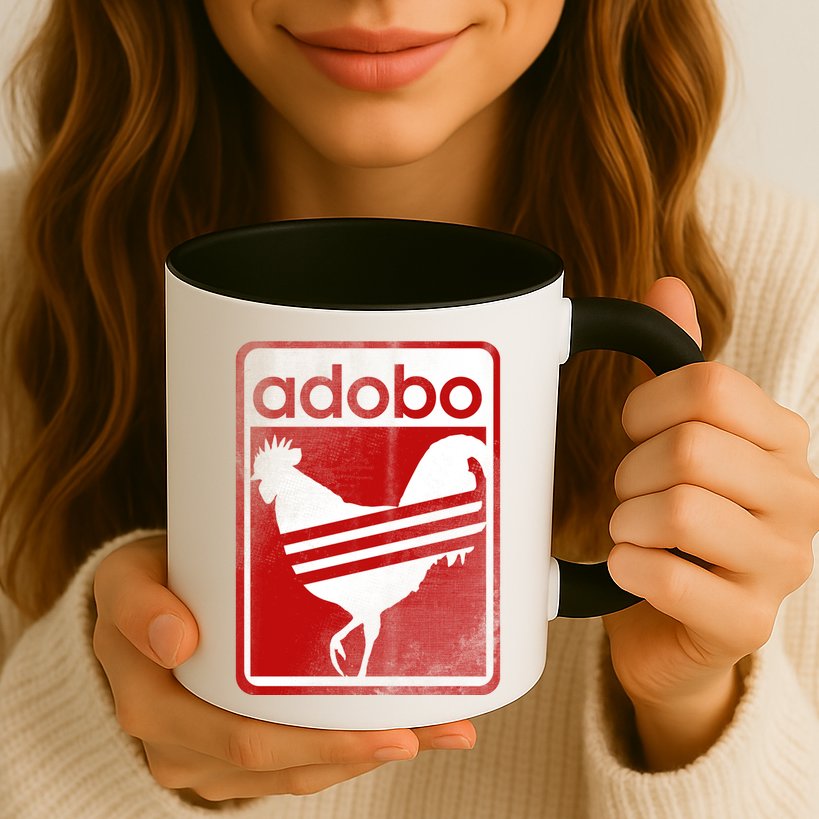 Pinoy Distressed Chicken Adobo Filipino Vintage Mug