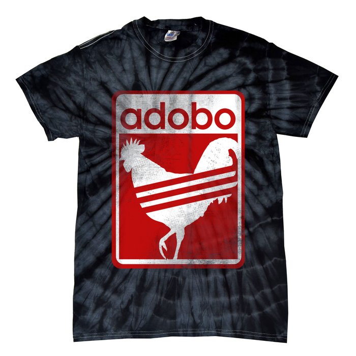 Pinoy Distressed Chicken Adobo Filipino Vintage Tie-Dye T-Shirt