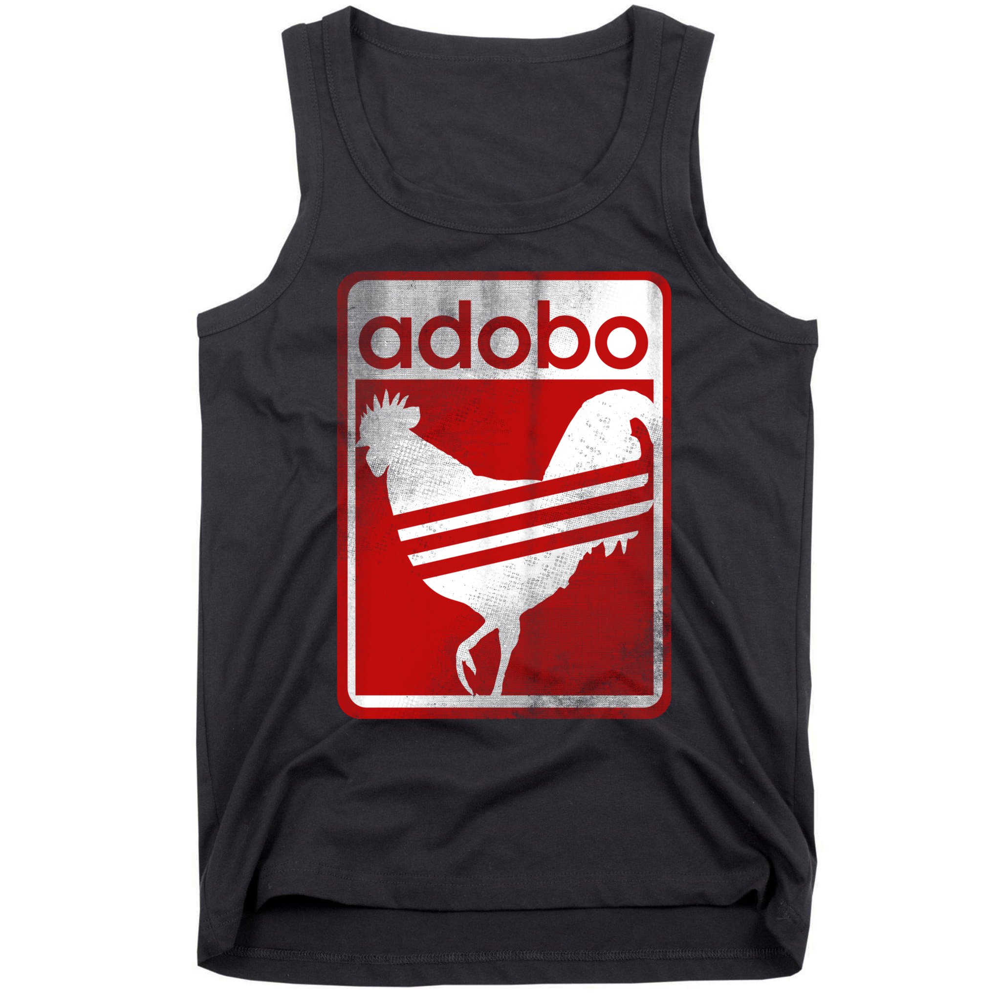 Pinoy Distressed Chicken Adobo Filipino Vintage Tank Top