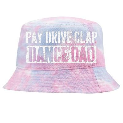 Pay Drive Clap Dance Dad Father's Day Tie-Dyed Bucket Hat