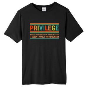 Privilege Definition Civil Rights Hu Rights Equality Great Gift Tall Fusion ChromaSoft Performance T-Shirt