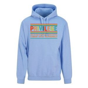 Privilege Definition Civil Rights Hu Rights Equality Great Gift Unisex Surf Hoodie