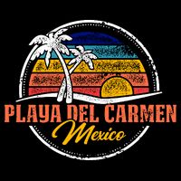 Playa Del Carmen Retro Sunset Impact Tech Backpack