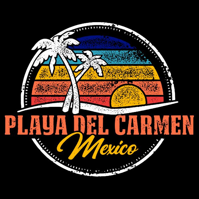 Playa Del Carmen Retro Sunset Impact Tech Backpack