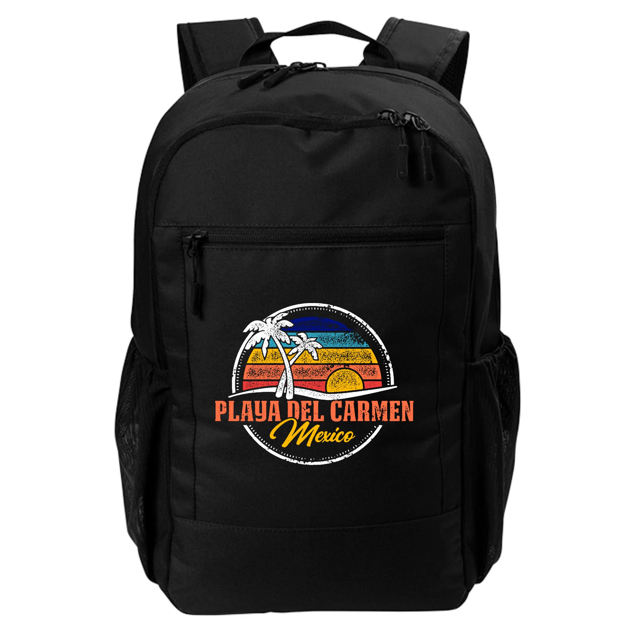 Playa Del Carmen Retro Sunset Backpack