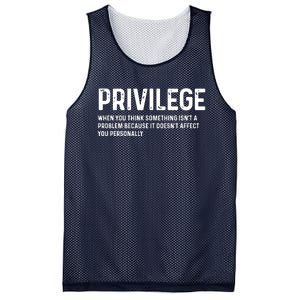 Privilege Definition Civil Rights Equality Mesh Reversible Basketball Jersey Tank