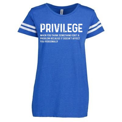 Privilege Definition Civil Rights Equality Enza Ladies Jersey Football T-Shirt