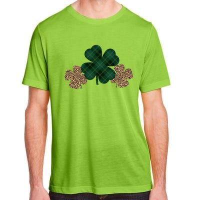 Patrick's Day Clover Blessed And Lucky Adult ChromaSoft Performance T-Shirt