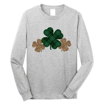 Patrick's Day Clover Blessed And Lucky Long Sleeve Shirt