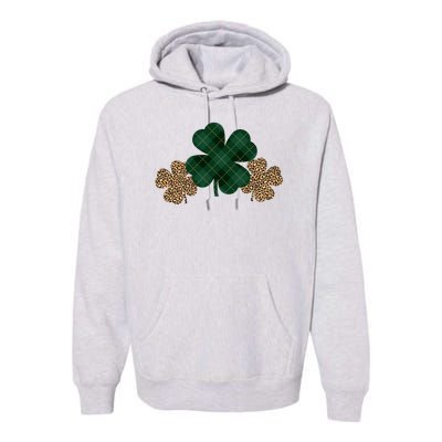 Patrick's Day Clover Blessed And Lucky Premium Hoodie