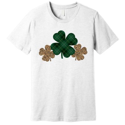 Patrick's Day Clover Blessed And Lucky Premium T-Shirt