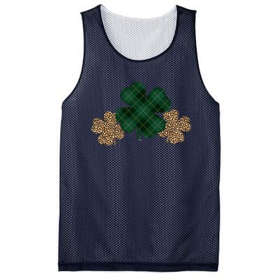 Patrick's Day Clover Blessed And Lucky Mesh Reversible Basketball Jersey Tank