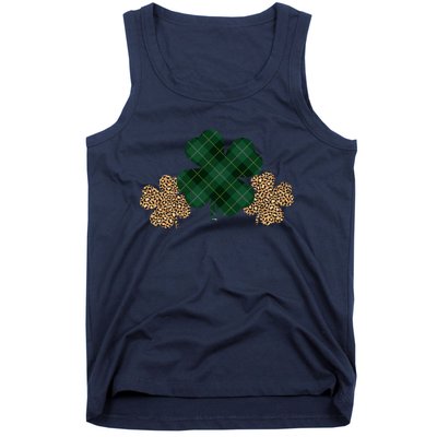 Patrick's Day Clover Blessed And Lucky Tank Top