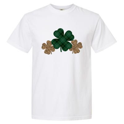 Patrick's Day Clover Blessed And Lucky Garment-Dyed Heavyweight T-Shirt