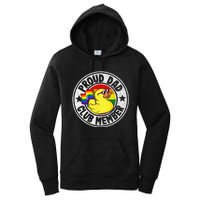 Proud Dad Club Member Rubber Duck Rainbow Gay Lesbian LGBT Women's Pullover Hoodie