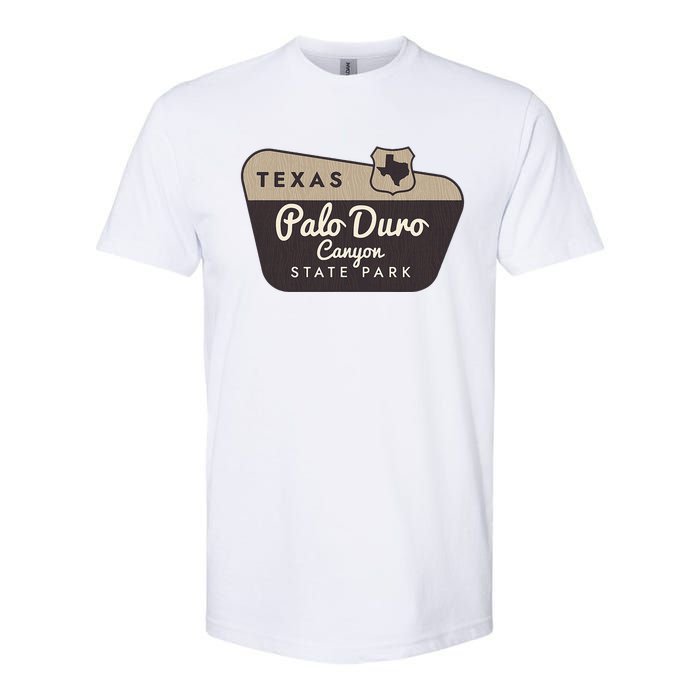 Palo Duro Canyon State Park Texas Tx Welcome Sign Vacation Softstyle CVC T-Shirt