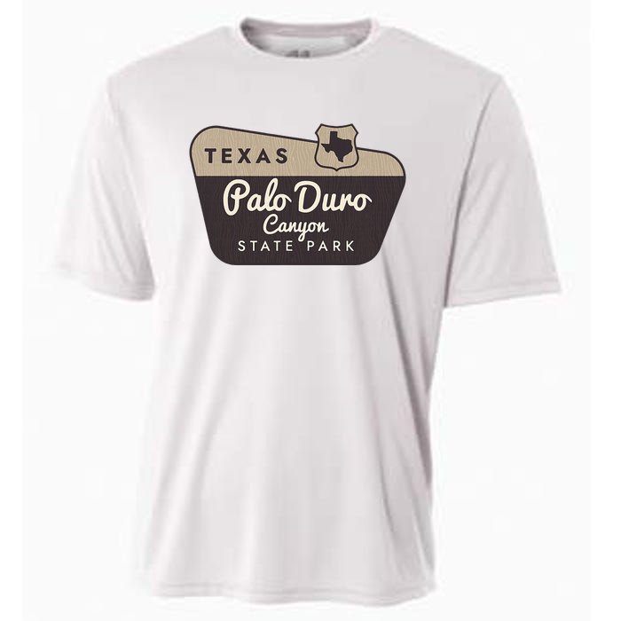 Palo Duro Canyon State Park Texas Tx Welcome Sign Vacation Cooling Performance Crew T-Shirt