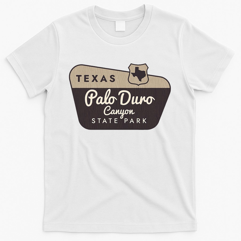 Palo Duro Canyon State Park Texas Tx Welcome Sign Vacation T-Shirt
