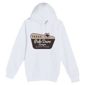 Palo Duro Canyon State Park Texas Tx Welcome Sign Vacation Premium Pullover Hoodie