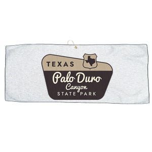 Palo Duro Canyon State Park Texas Tx Welcome Sign Vacation Large Microfiber Waffle Golf Towel