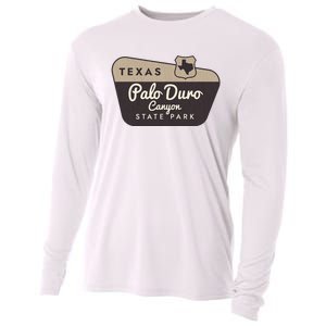 Palo Duro Canyon State Park Texas Tx Welcome Sign Vacation Cooling Performance Long Sleeve Crew