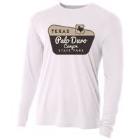 Palo Duro Canyon State Park Texas Tx Welcome Sign Vacation Cooling Performance Long Sleeve Crew