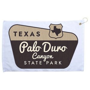 Palo Duro Canyon State Park Texas Tx Welcome Sign Vacation Grommeted Golf Towel