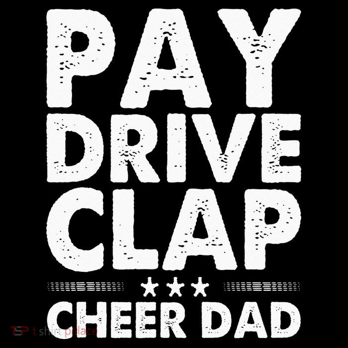 Pay Drive Clap Cheer Dad Cheerleading Father Cheerleader 16 in Basic Backpack