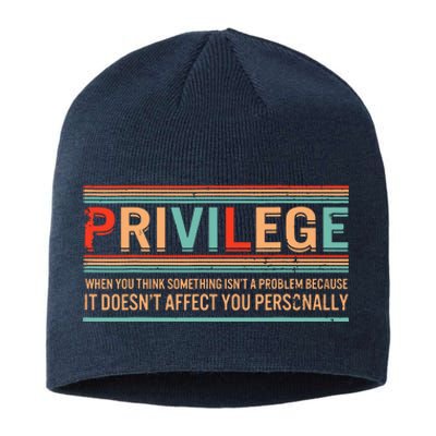 Privilege Definition Civil Rights Equality Racists Activist Sustainable Beanie